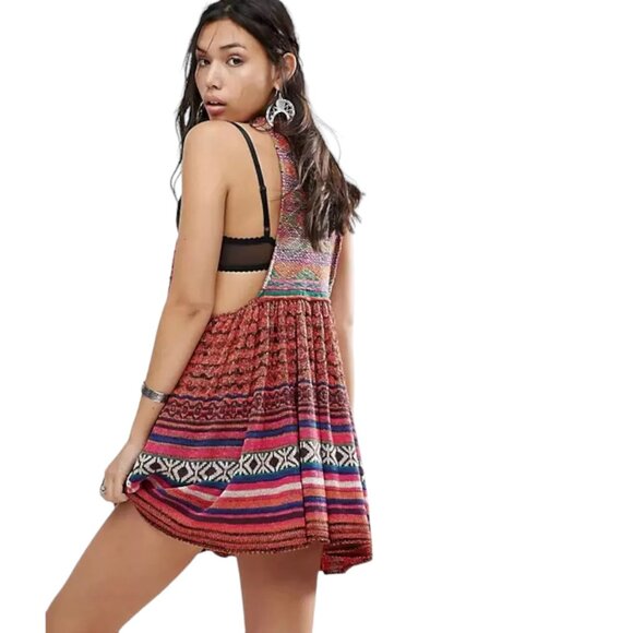 Free People Crochet Babydoll Tunic Tank Top or Mini Dress - Picture 10 of 14